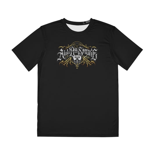 Official "All Da Smoke" Skull & Cross Mics Dye Sublimated Tee Shirt